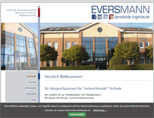 Tablet Screenshot of ib-eversmann.de